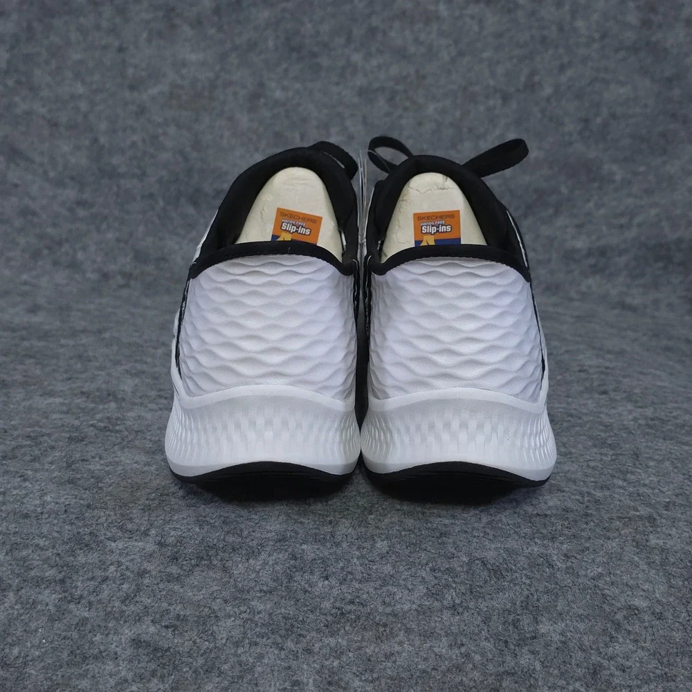 Skechers Mens Hands Free Slip-ins Go Run Consistent 2.0 size 13 White Black
